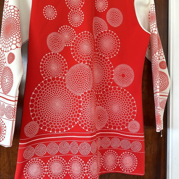 Vintage tomato red 60’s mod tunic - Picture 3 of 7